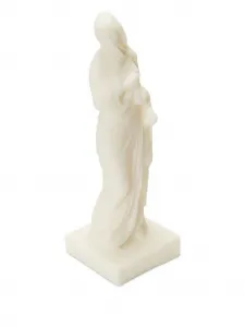 Скульптурная свеча, 28х10,5 см, Stance, белый