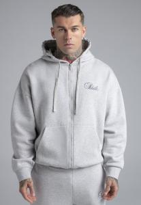 Толстовка SIKSILK FULL HOODIE, Grey Marl/Grey