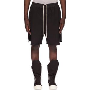 Шорты с бахромой и шнурком Rick Owens DRKSHDW, черный