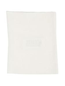 Maison Margiela шерстяной шарф с четырьмя стежками, белый