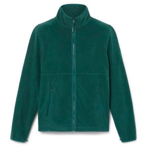 Флисовая куртка на молнии Timberland, зеленый