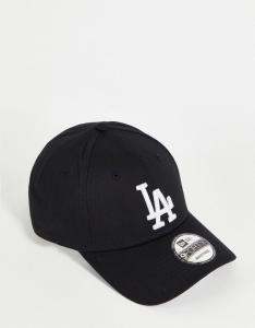 Черно-белая кепка New Era 9forty MLB LA Dodgers