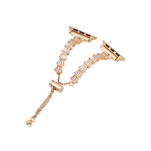 CHENSONG Часы Strap Apple Compatibility Metal, Rose Gold [Single Strap]