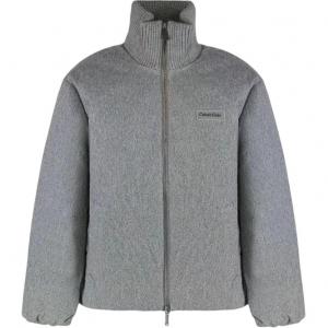 Стеганая куртка с высоким воротником Calvin Klein, серый