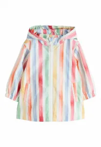 Водонепроницаемая куртка-дождевик с принтом, стандартного кроя. Next, Multi Stripe