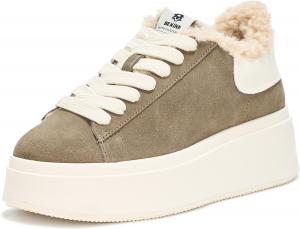 Кроссовки ASH Maya Platform с металлическим акцентом, Military/Gardenia