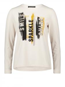 Базовая рубашка с принтом в бежево-серо-коричневом цвете Betty Barclay