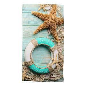 Пляжное полотенце Good morning Jimmy, 100x180x1 см цвет aqua