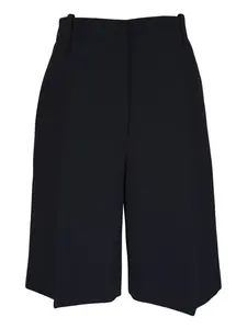 Шорты Laden со складками KHAITE, черный