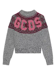 Свитер с логотипом Gcds, серый