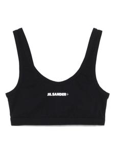 Jil Sander топ бикини с логотипом, черный