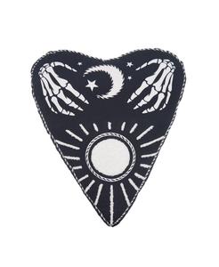 Мистическая подушка-планшета в форме сердца из хлопковой смеси, декоративная подушка на Хэллоуин, 14" x 16" C&F Home, No Color