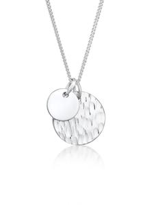 Elli Колье из серебра 925 пробы с геометрическим орнаментом в виде круга и диска