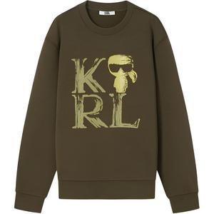 Свитшот Unisex KARL LAGERFELD / Karl Lagerfeld Jeans, зеленый