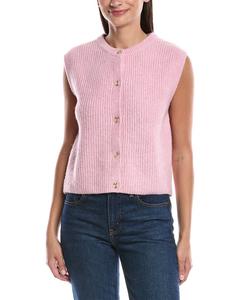 ANNA KAY Свитер-жилет из кашемировой смеси, розовый