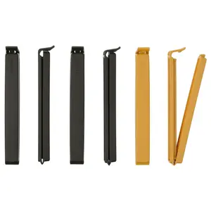 Уплотнительные клипсы, антрацит-темно-желтый, 6 шт. BEVARA IKEA