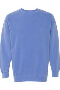 Свитшот Comfort Colors, окрашенный в готовом виде, цвет flo blue