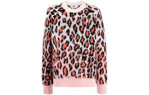 MSGM Свитер Loose Fit женский розовый