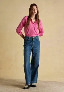 Блузка с длинными рукавами и пуговицами стандартного кроя Joules, Pink