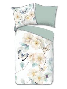 Jack Комплект постельного белья из микрофибры, 2 предмета, 135x200 см, «Небеса бабочек», белый