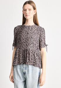 Блуза Tommy Jeans TIE SLEEVE BLOUSE, Brown