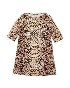 Платье-лодочка J.McLaughlin Cheetah Mari, коричневый