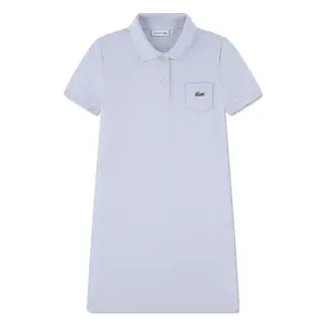 Детское платье Lacoste из пике Lacoste kids, синий