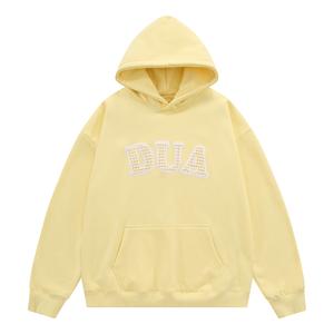 Толстовка унисекс Duamin, лимонно-желтый плюс бархат