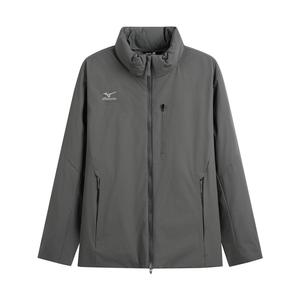 Пуховик унисекс Mizuno, серый