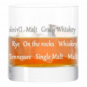Кружка для виски Leonardo, стакан на тему виски с шрифтом в стиле 04, стакан, подарочный бокал для настроения с забавной гравировкой, стакан, 190 мл Glaskoch