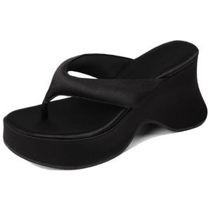 Beijiani Женские шлепанцы на резиновой подошве черные, цвет Black