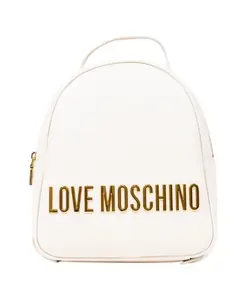 Рюкзак на молнии с внутренними карманами Love Moschino, белый