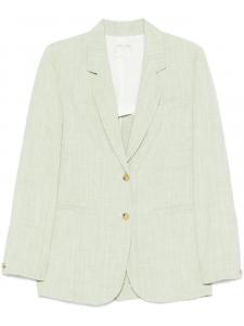 Фактурный пиджак Forte Forte, зеленый