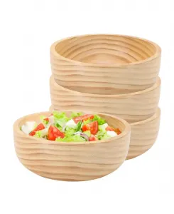 Бамбуковая сервировочная миска диаметром 18 см Megachef, светло-коричневый