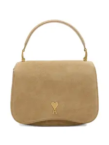 Сумка-тоут с заклепками Ami Paris, бежевый