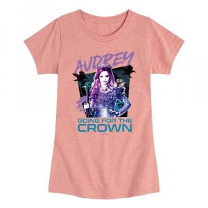 Потомки Диснея Одри Девочки 7–16 лет в поисках футболки с короной Disney, розовый