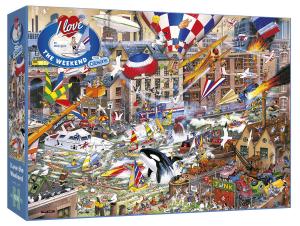 Гибсоны, пазл Люблю выходные, 1000 шт. Gibsons