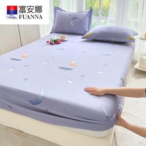 Fuanna Простыня на резинке 200х220 см, хлопок, ткань фланель, утолщенная