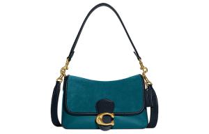 Сумка через плечо Tabby Cow Leather With Split Cow Leather женская павлин синий COACH