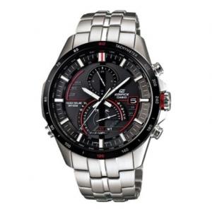 Часы CASIO EDIFICE Solar Powered Mens Black Analog, черный