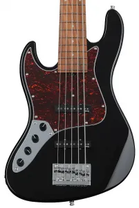 Sadowsky MetroExpress 21-ладовая Vintage JJ бас гитарa для левши 5-струнная - черная с высоким глянцевым покрытием