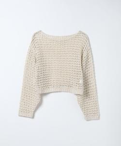 Свободный пуловер из ленточной пряжи 3G MIX