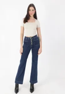 Расклешенные джинсы из эластичной ткани Elara, Blau