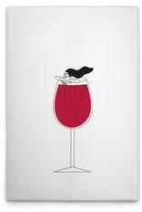 Картина на холсте A.S. Création Wine Love 3 цвет weissschwarzrot