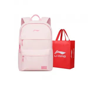 Полиэстеровый рюкзак обычный унисекс разноцветный LINING, розовый