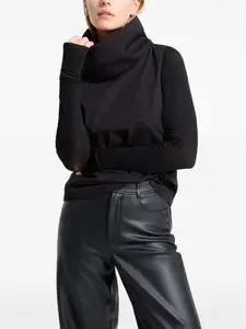 Топ Atlantic с прорезями Marcella, черный