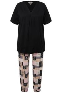 Пижама Ulla Popken Pajama, черный