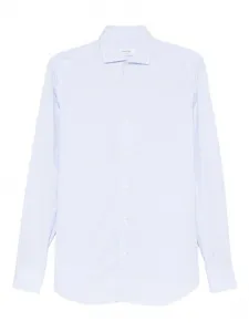 Клетчатая рубашка на пуговицах Tintoria Mattei, синий