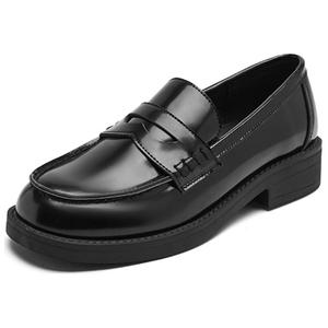 AGSDON Лоферы 3 см женские черные