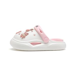 Нескользящие, устойчивые к истиранию, дышащие, легкие, амортизирующие тапочки для детей ABC KIDS, белый/розовый